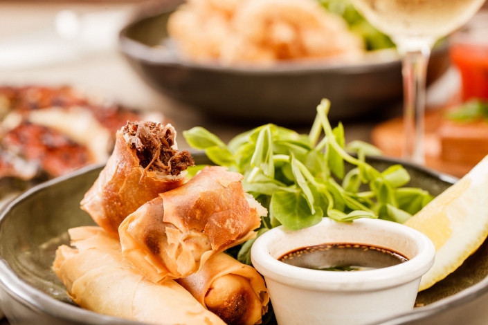 Wagyu Spring Rolls - Hot Canapes
