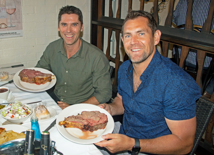 Jonathan Black and Luke Hodges at the Norman's Big Lunch